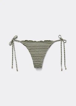 Brasiliana Lacci Costume Green Vichy