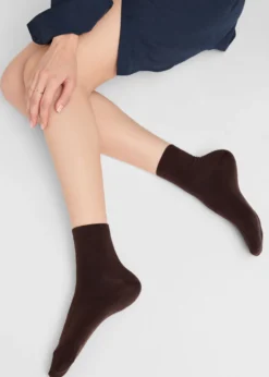 Calze Corte con Bordo Lavorato