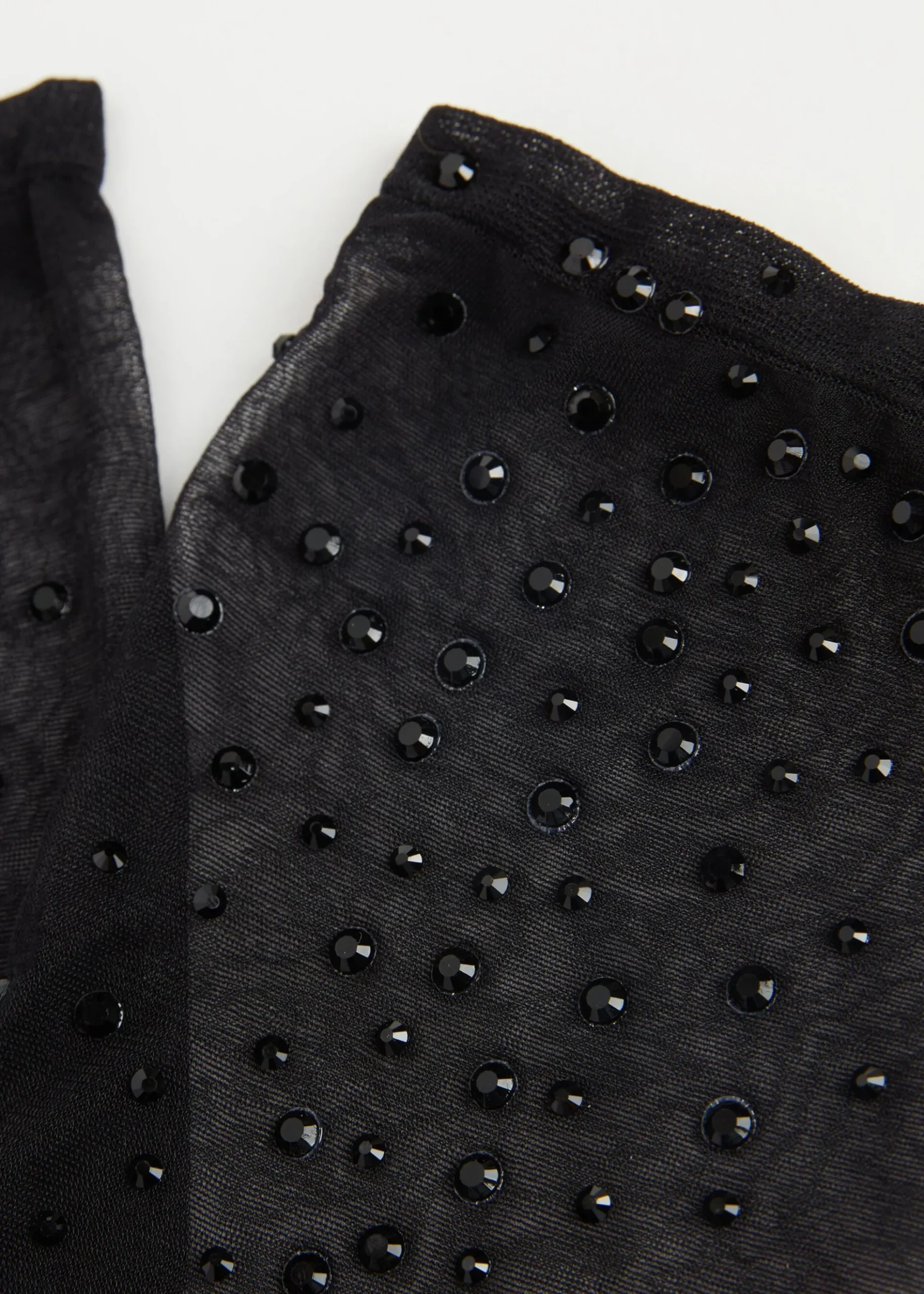 Calze Corte Velate con Strass