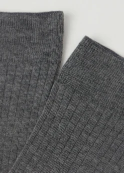 Calze Lunghe a Costine con Cashmere