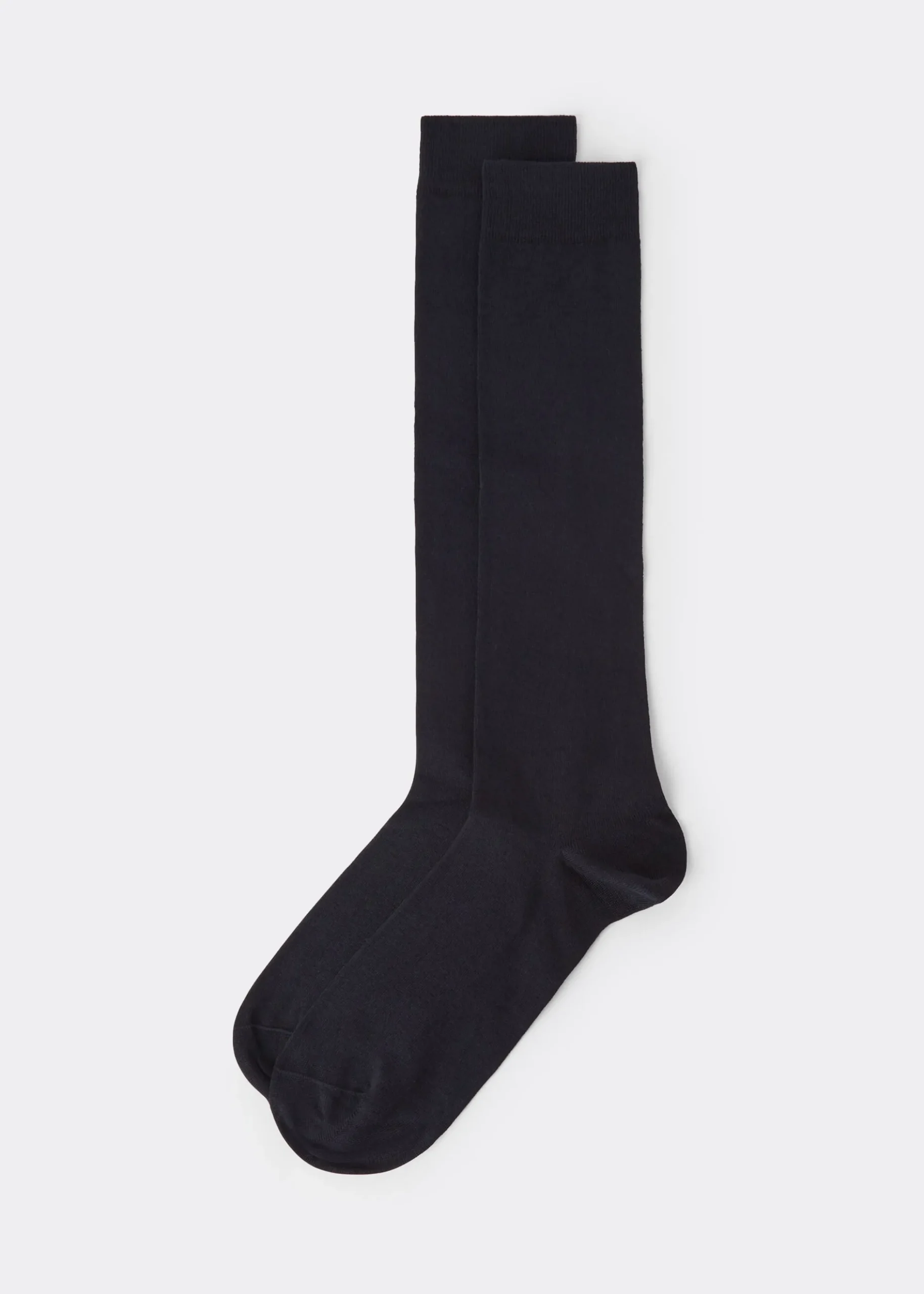 Calze Lunghe in Cotone Elasticizzato Uomo