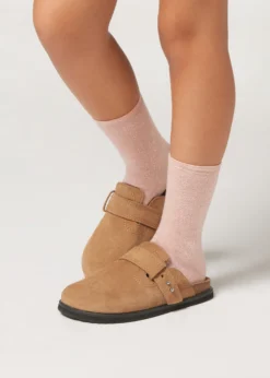 Calzini con Cashmere e Glitter Bambina