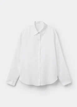 Camicia Corta Lino e Viscosa