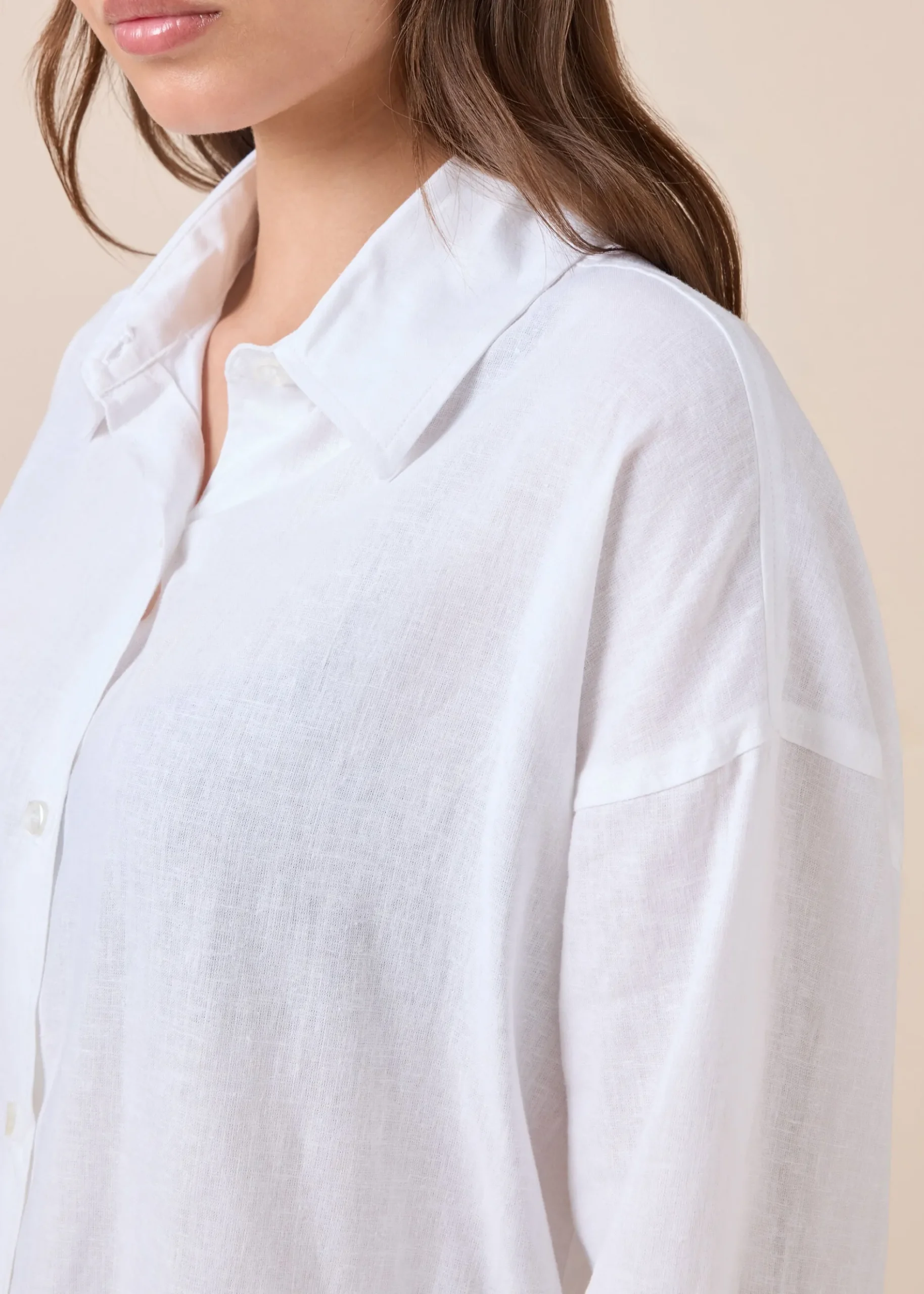 Camicia Corta Lino e Viscosa