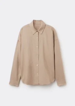 Camicia Corta Lino e Viscosa