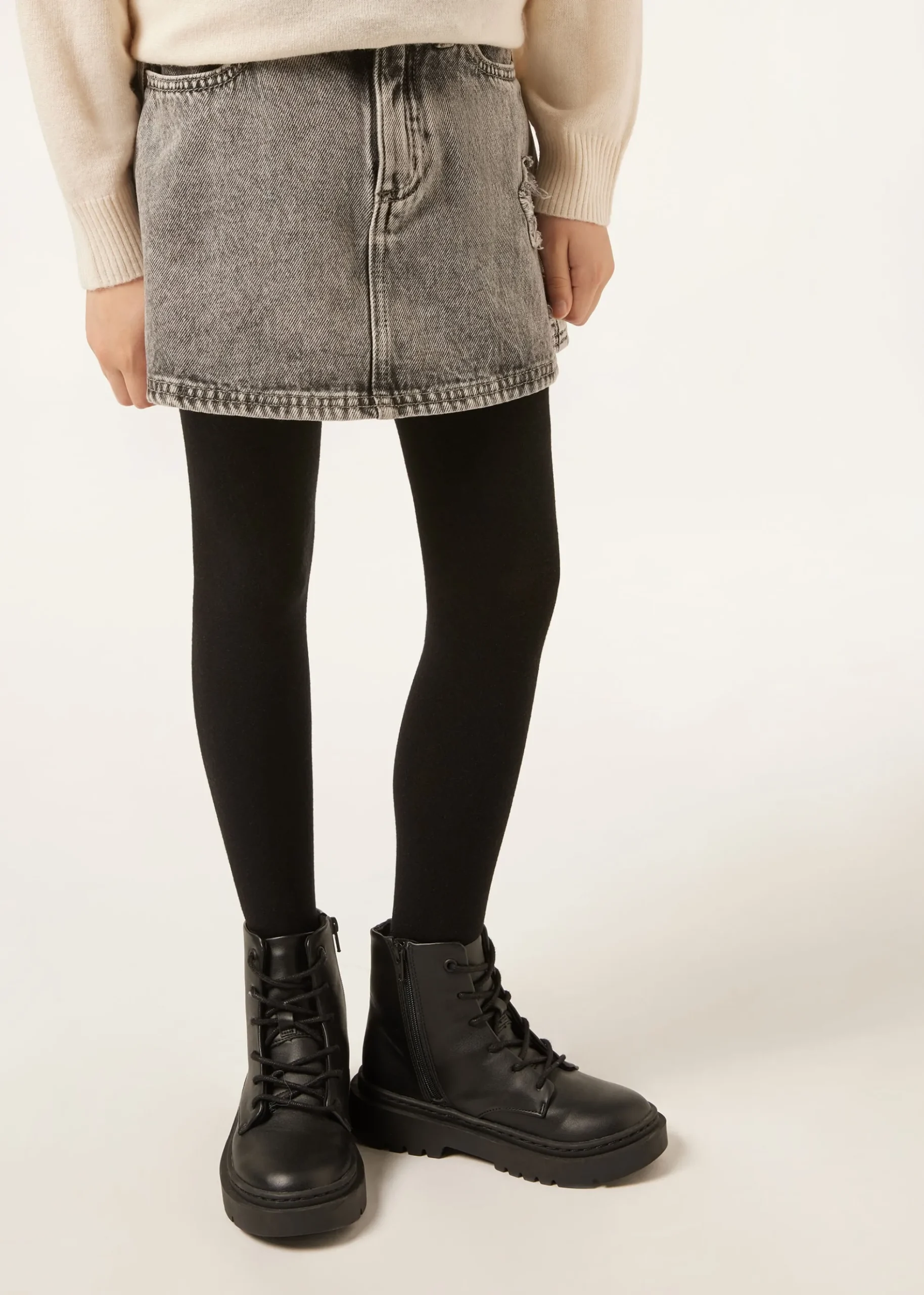 Collant con Cashmere Bambina