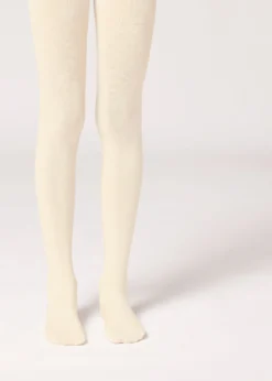 Collant con Cashmere Bambina