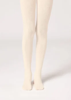 Collant con Cashmere Bambina