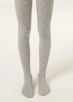 Collant con Cashmere Bambina