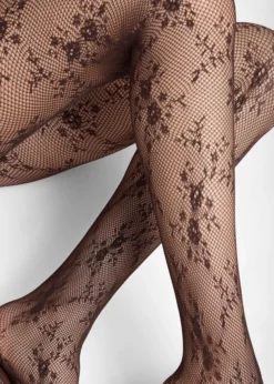 Collant Pizzo Floreale