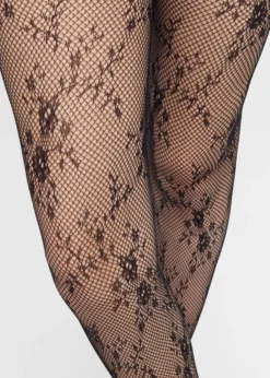 Collant Pizzo Floreale