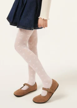 Collant Velati Fiocchi Bambina