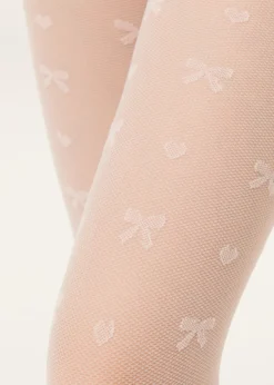 Collant Velati Fiocchi Bambina
