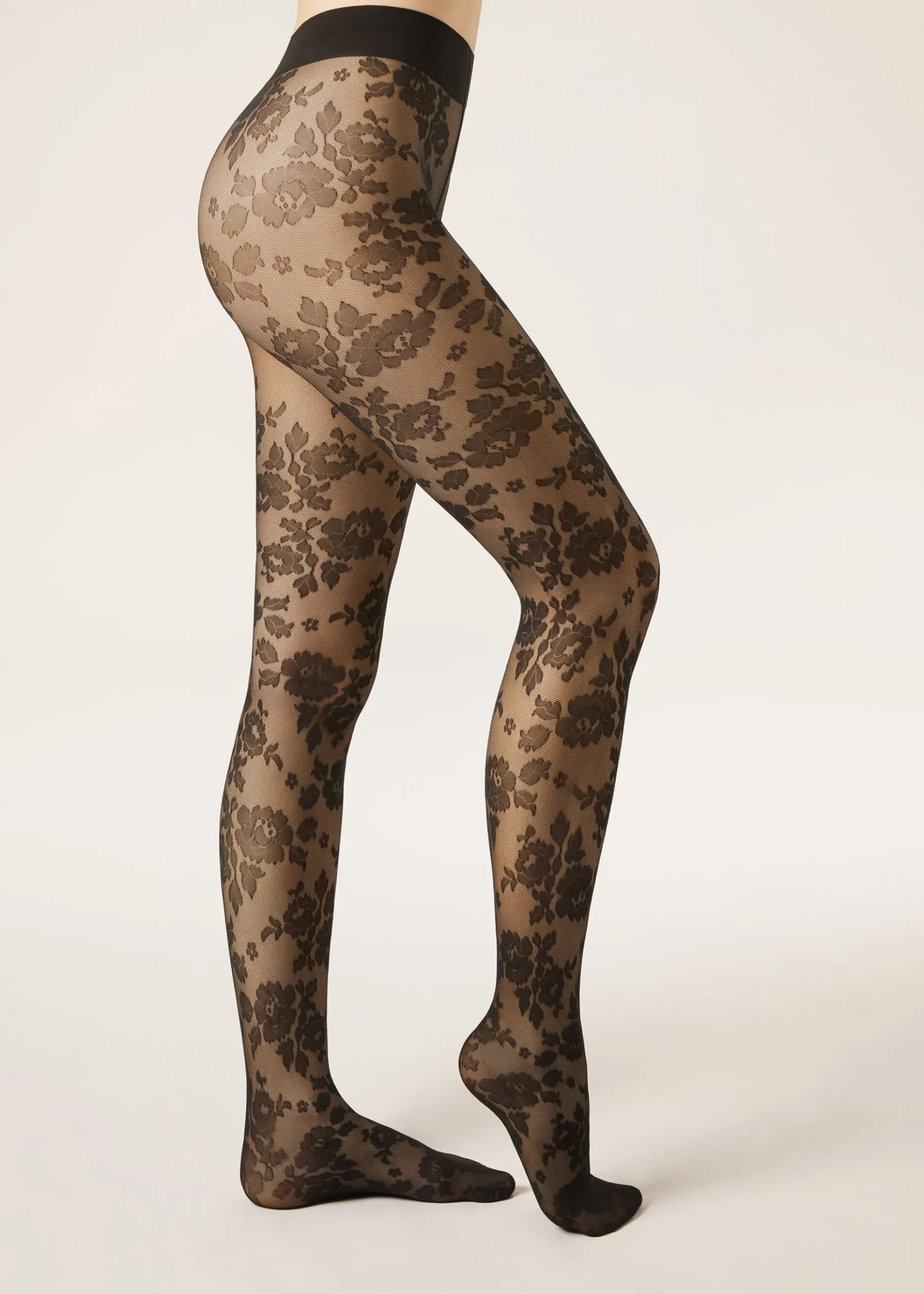 Collant Velati Fiori