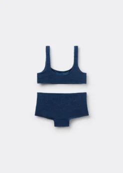 Costume Due Pezzi Bambina Crinkle Waves