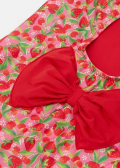 Costume Intero Bambina Strawberry Party
