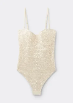 Costume Intero Sequin Net