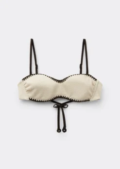 Fascia Costume Bicolor Embroidery