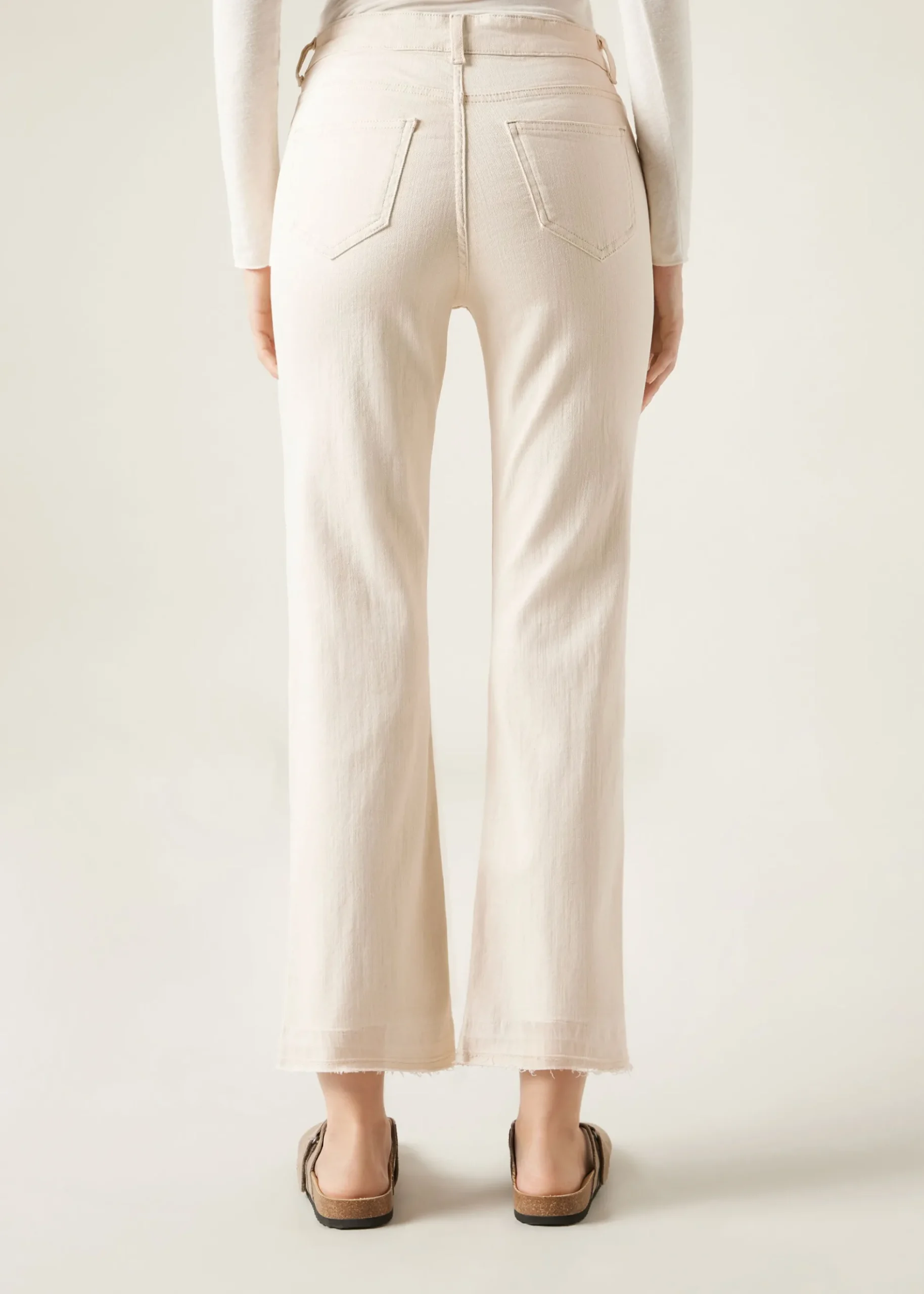 Jeans a Zampa Cropped
