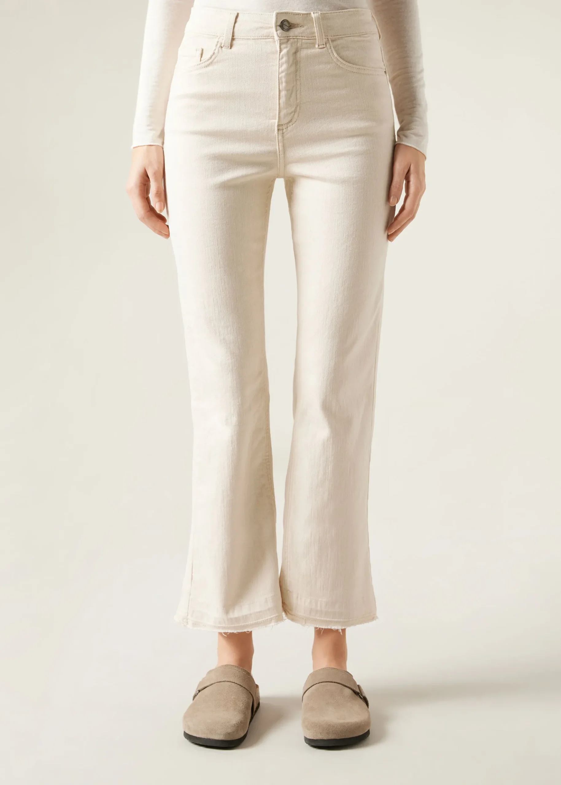 Jeans a Zampa Cropped