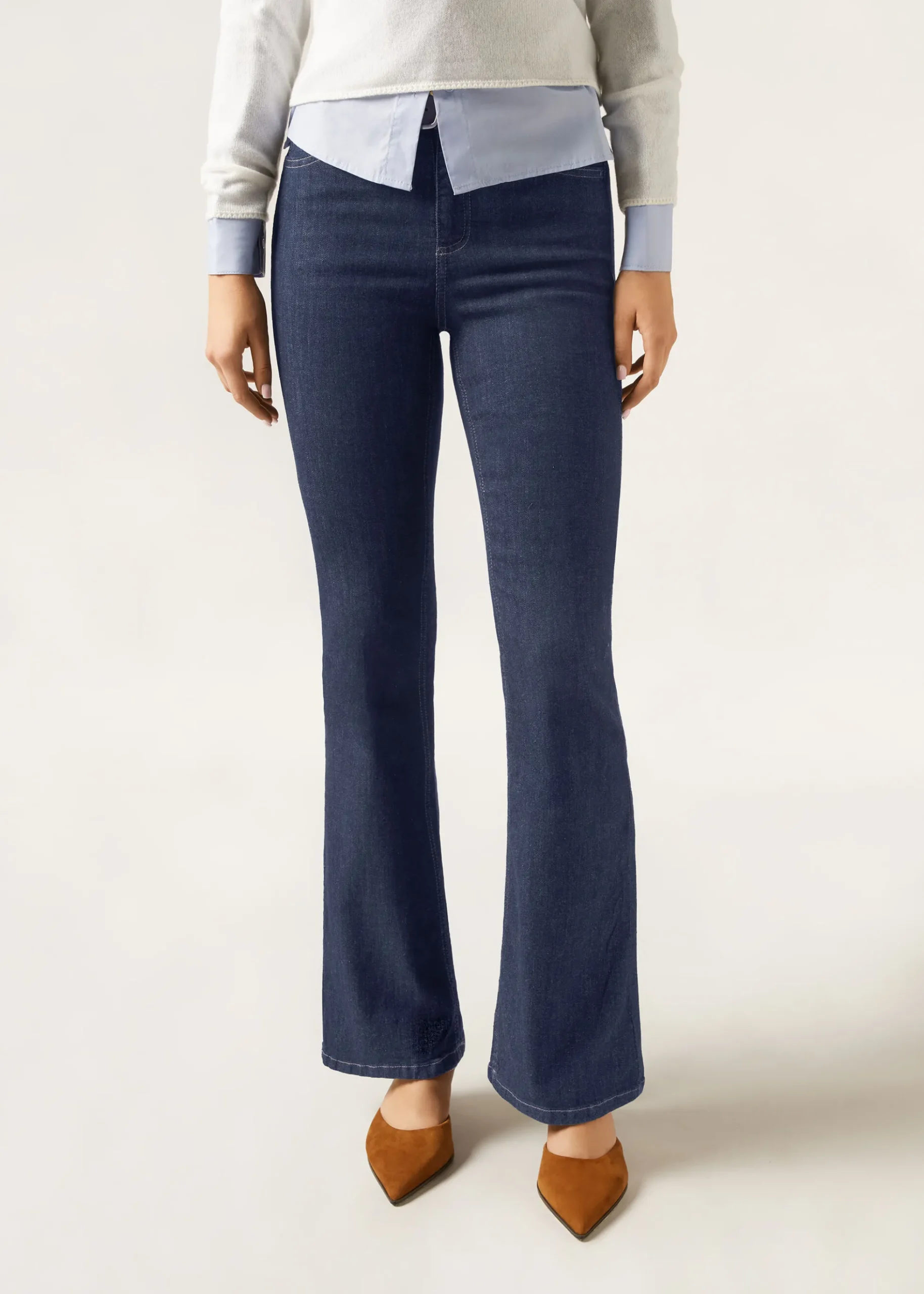 Jeans Elasticizzati a Zampa