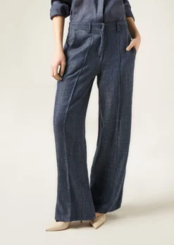 Jeans Palazzo con Lino
