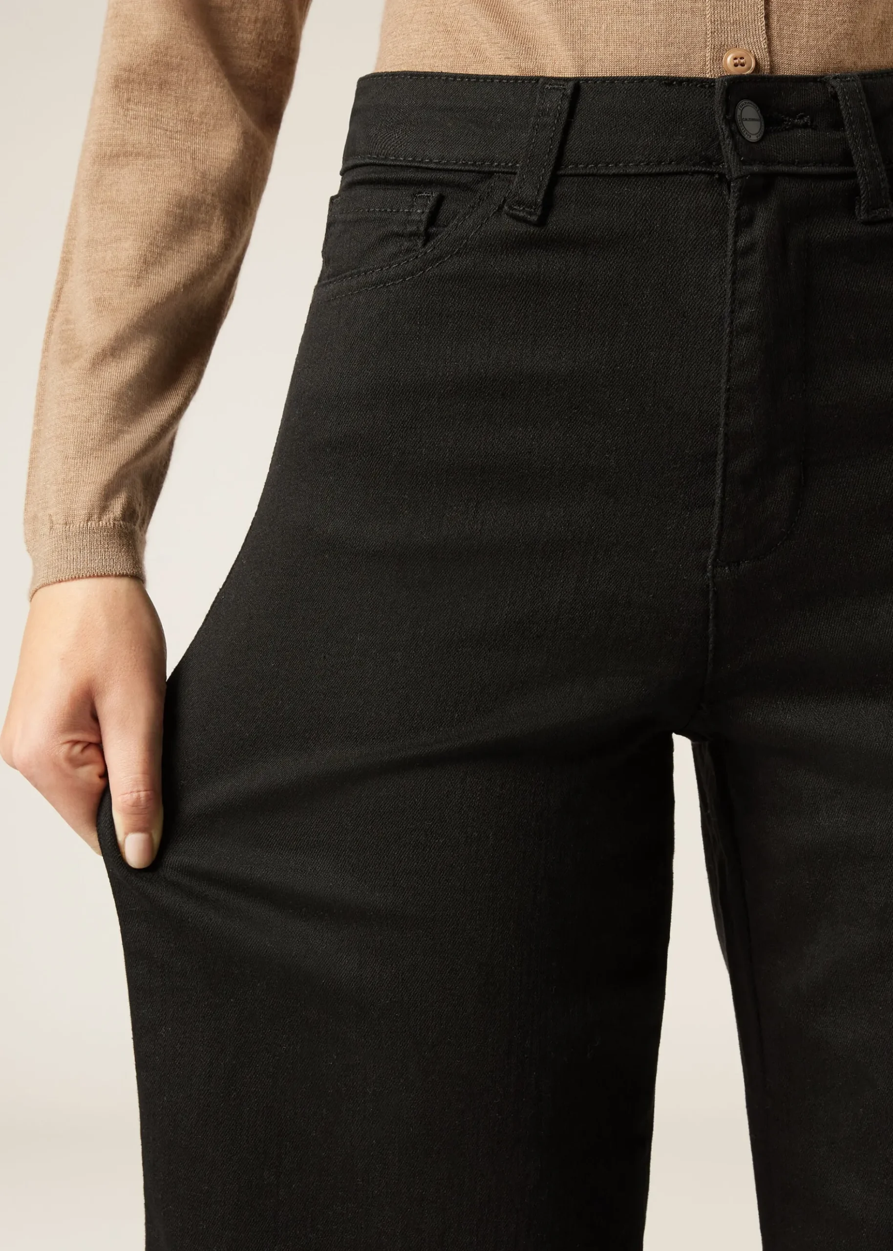 Jeans Wide Leg Stretch