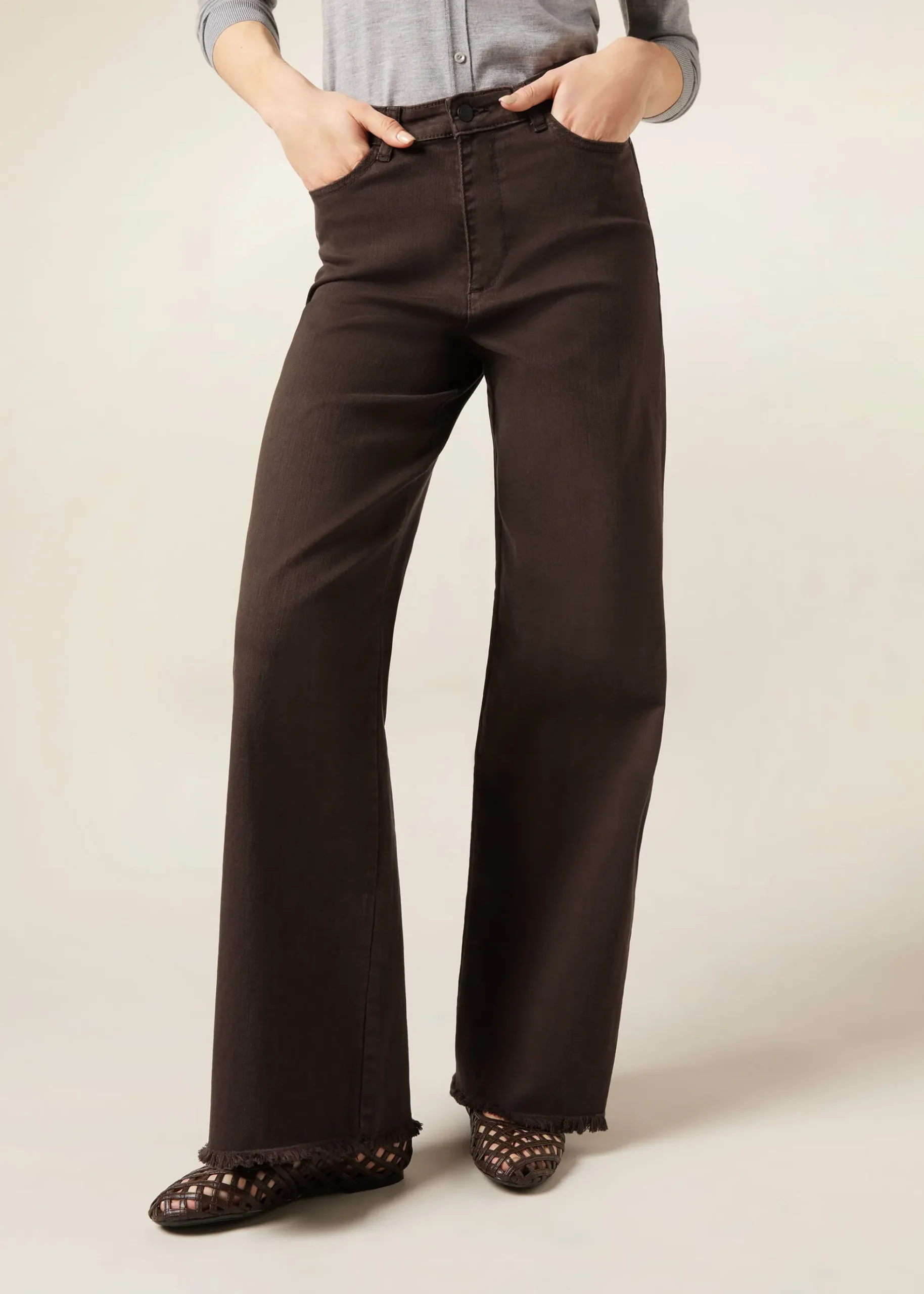 Jeans Wide Leg Stretch