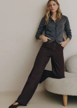 Jeans Wide Leg Stretch