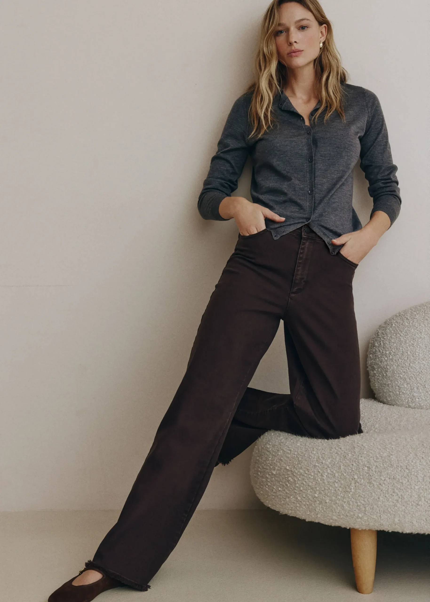 Jeans Wide Leg Stretch