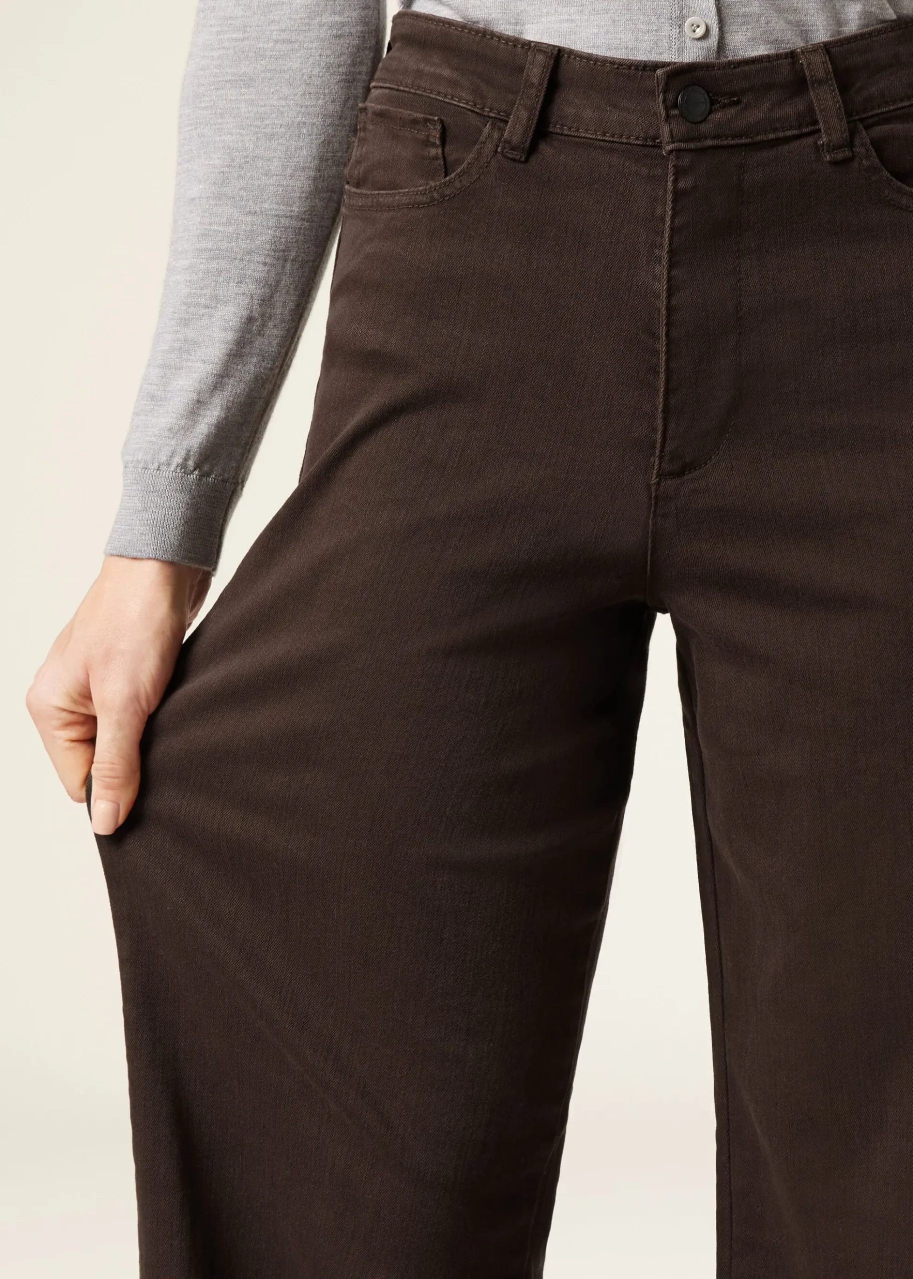 Jeans Wide Leg Stretch