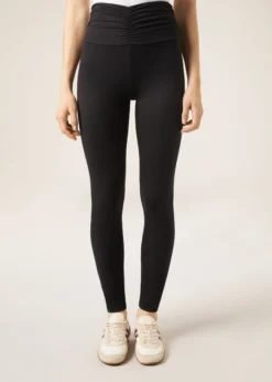 Leggings con Arriccio