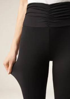 Leggings con Arriccio