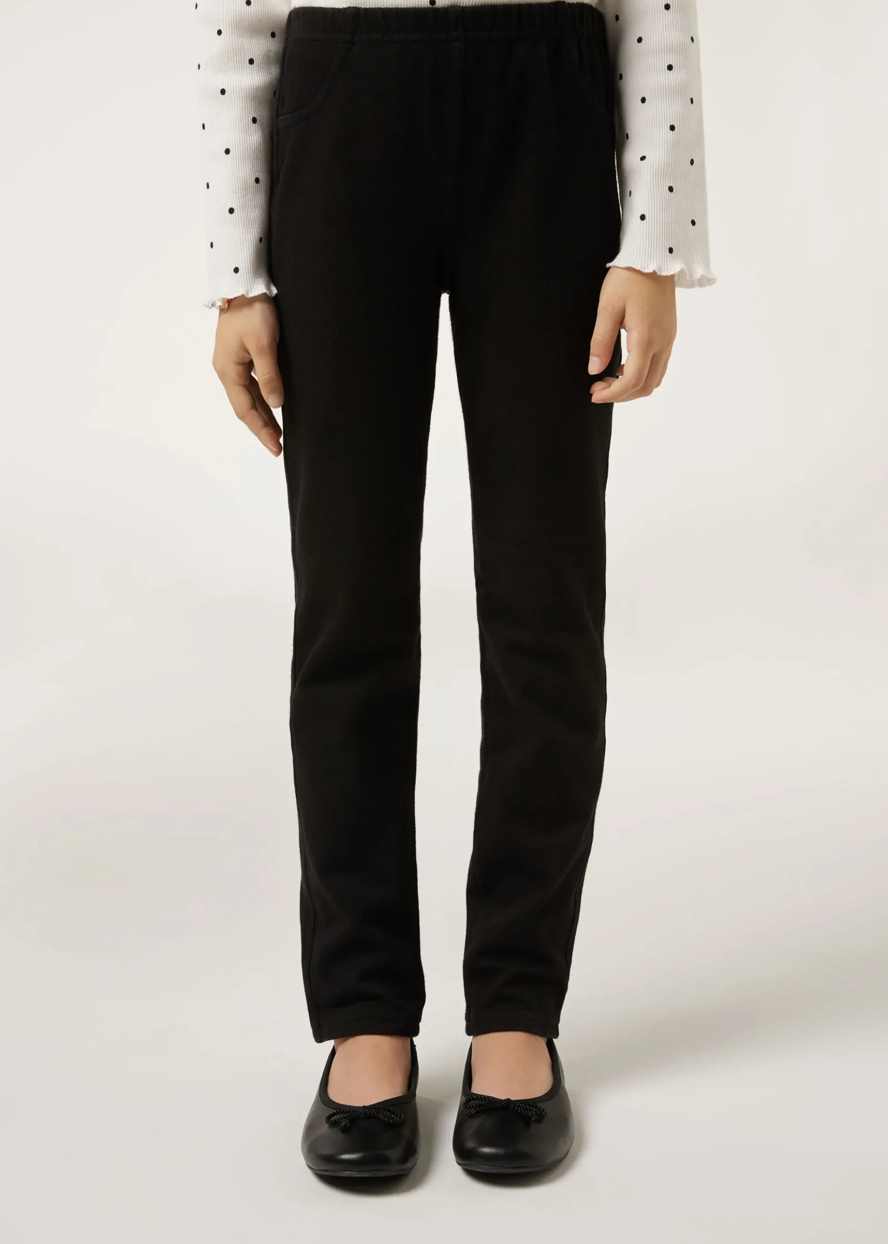 Leggings Termici Bambina in Denim