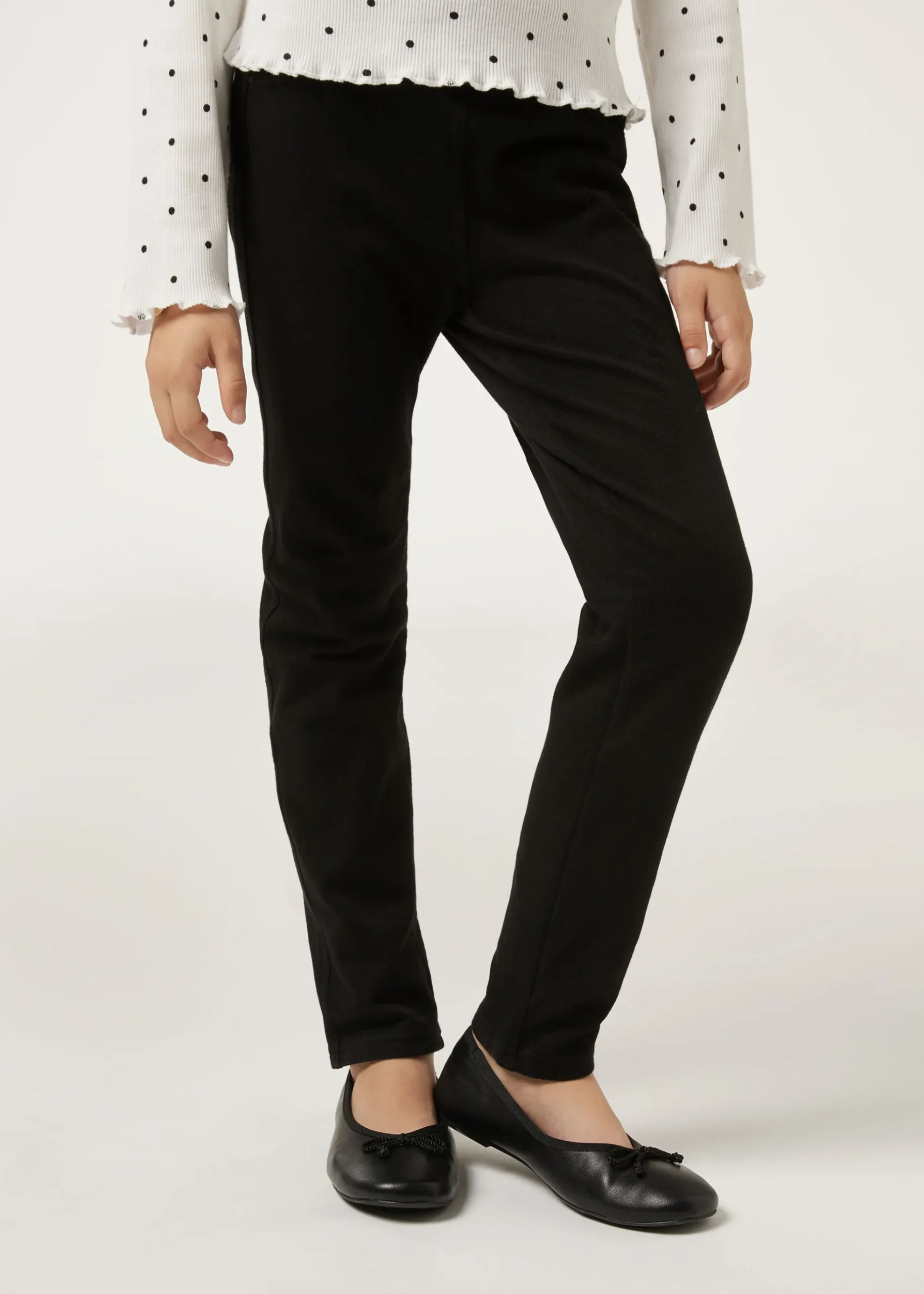 Leggings Termici Bambina in Denim