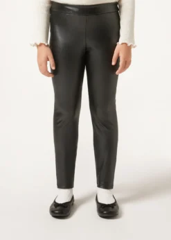 Leggings Termico Bambina Effetto Pelle