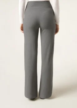 Pantaloni a Palazzo con Cashmere
