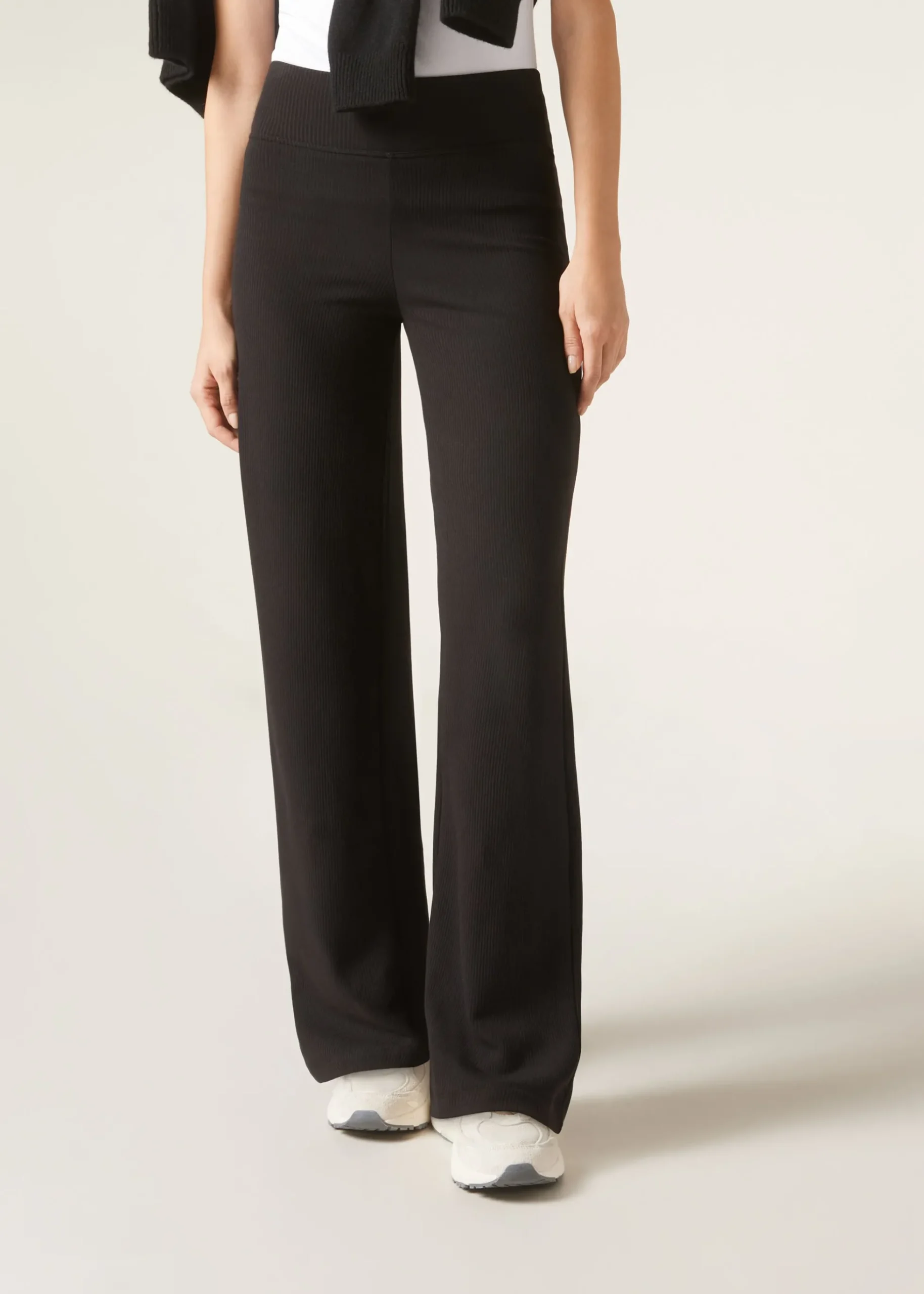 Pantaloni a Palazzo con Cashmere
