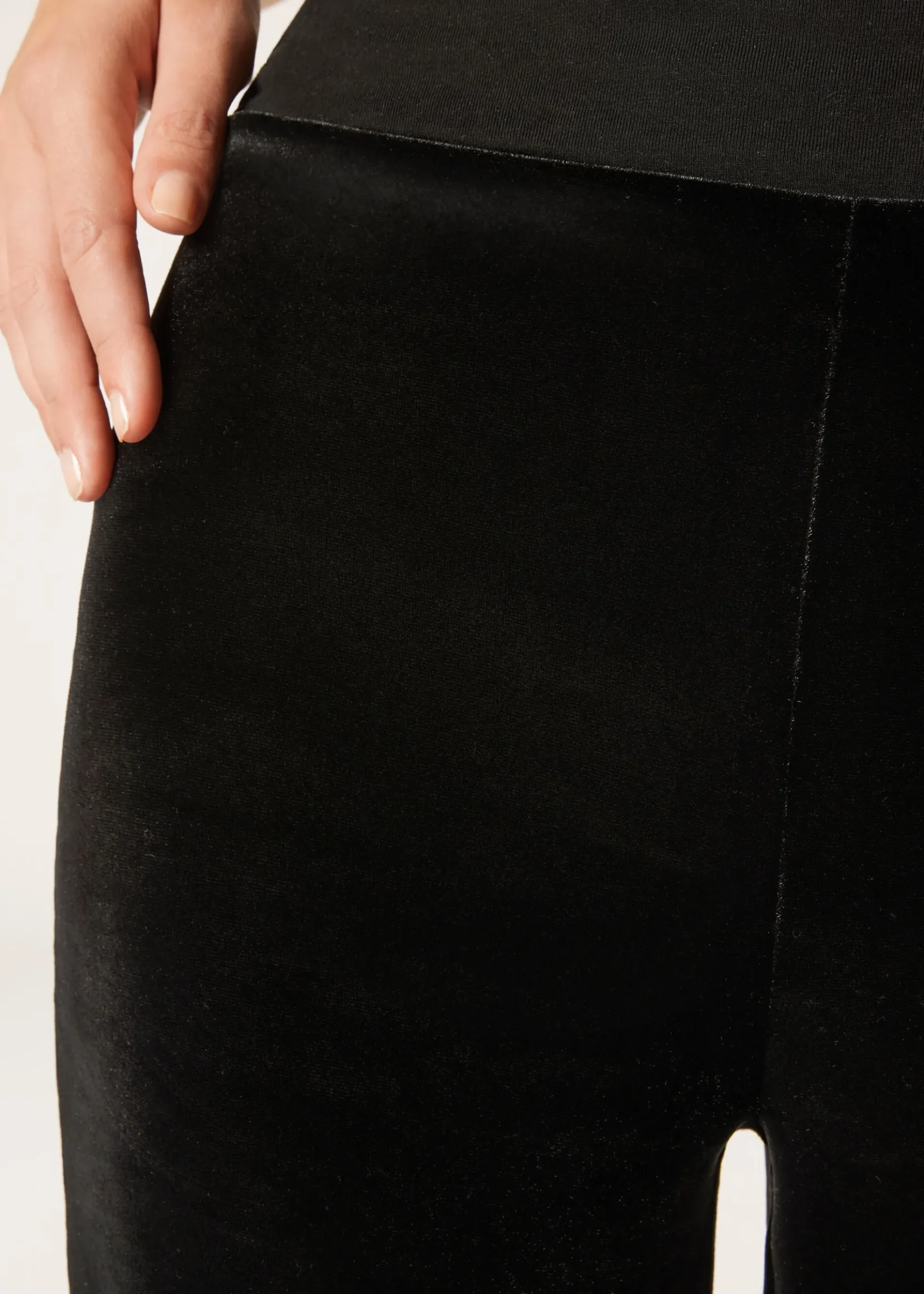 Pantaloni a Palazzo in Velluto