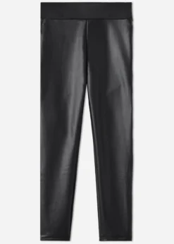 Pantaloni Leggings Effetto Pelle Termici