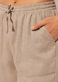 Pantaloni Lunghi Lino e Viscosa