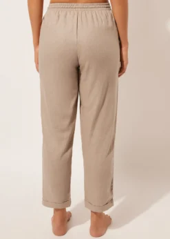 Pantaloni Lunghi Lino e Viscosa