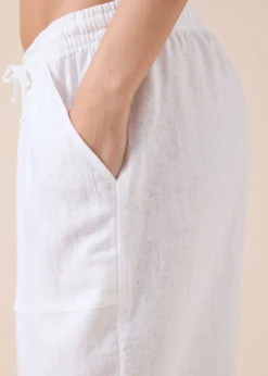 Pantaloni Lunghi Lino e Viscosa