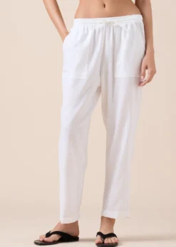 Pantaloni Lunghi Lino e Viscosa