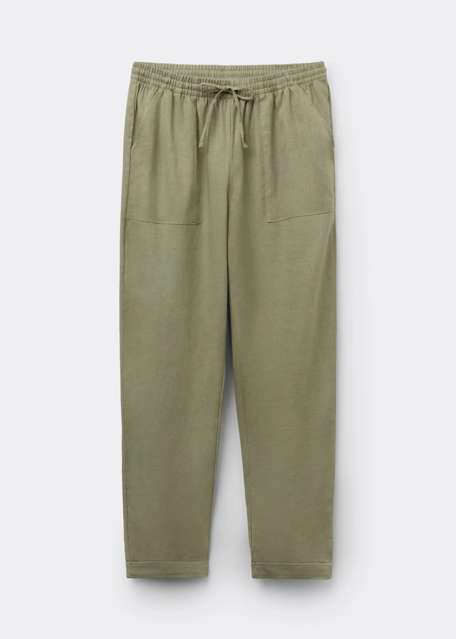 Pantaloni Lunghi Lino e Viscosa
