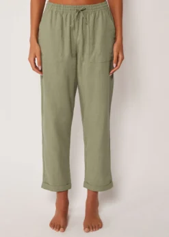 Pantaloni Lunghi Lino e Viscosa