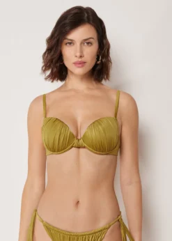 Push up Imbottito Costume Shiny Satin