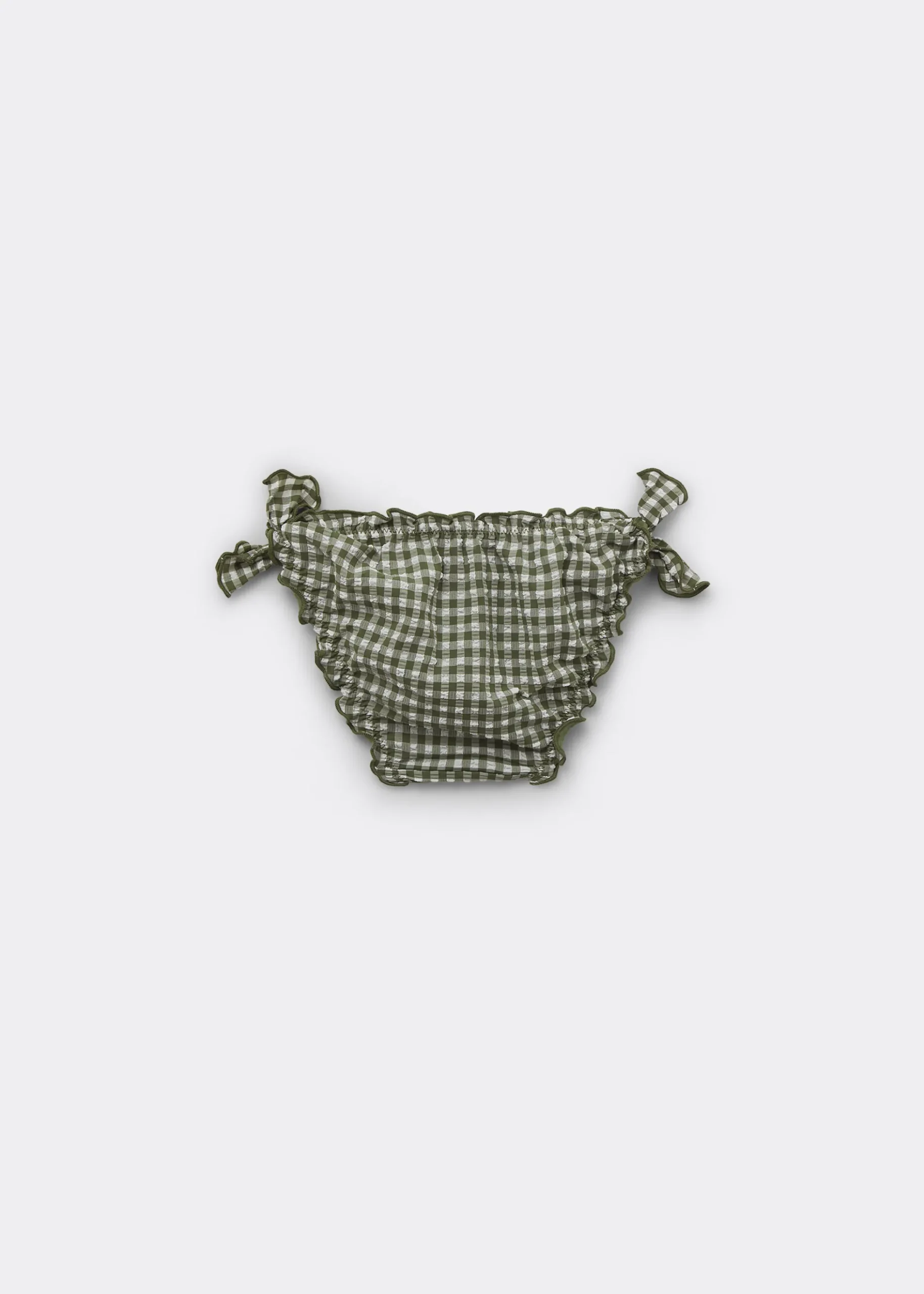 Slip Mare Bambina Green Vichy