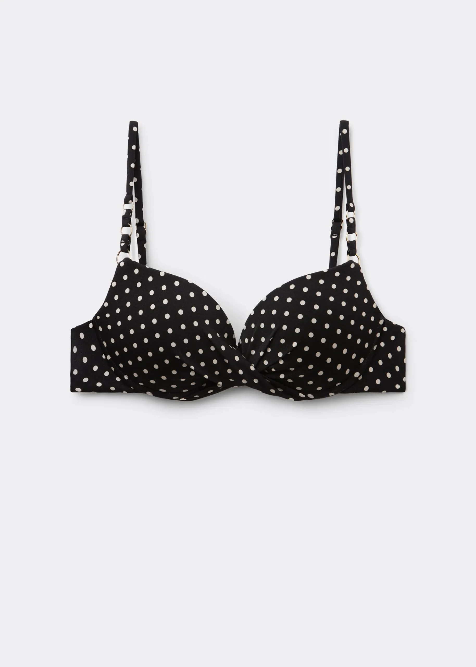 Super Push Up Costume Polka Dot Black