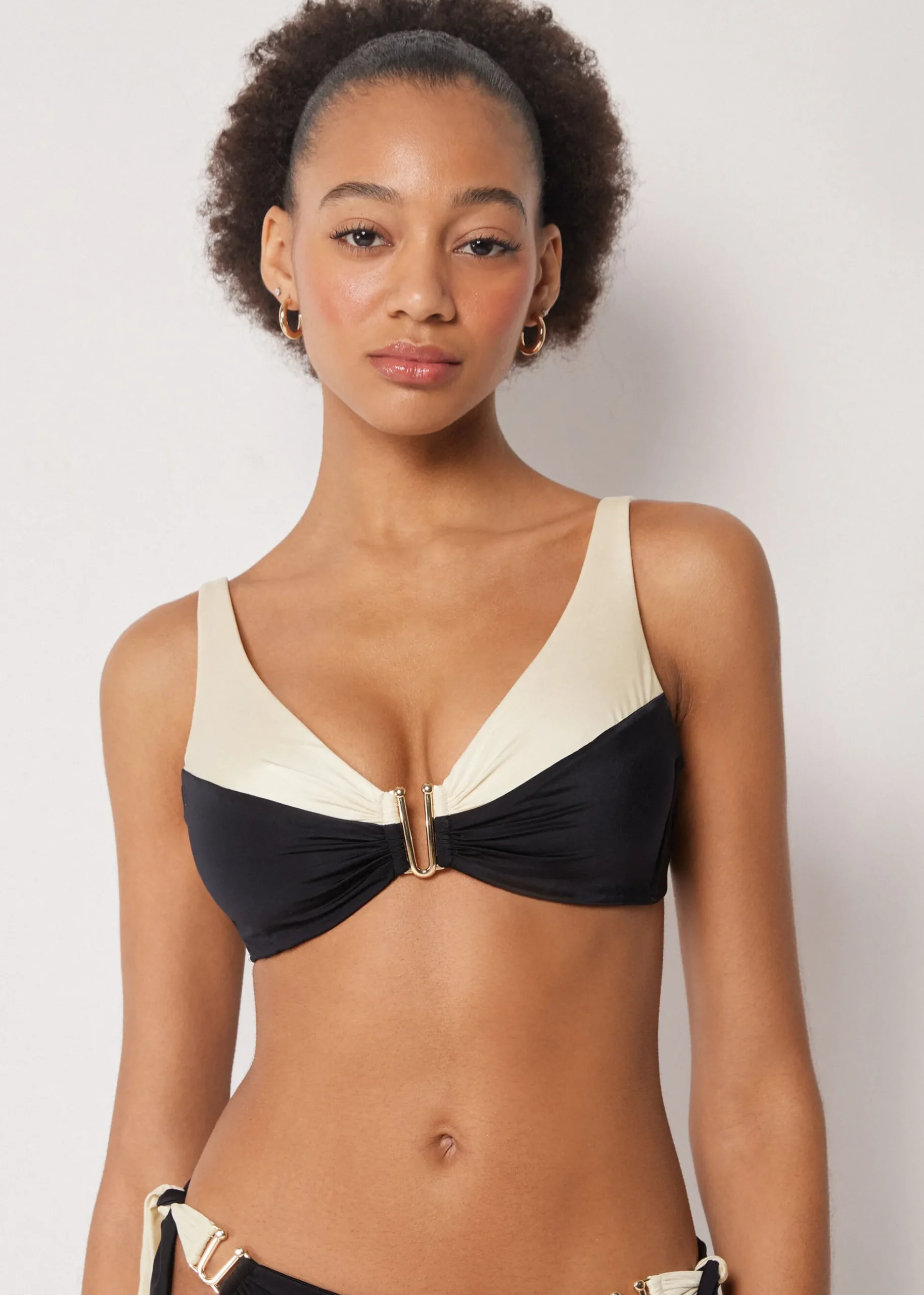 Top Canotta Costume Elegant Bicolor